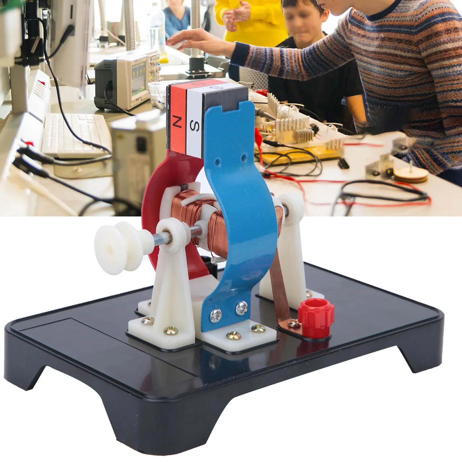 Electromotor Model Miniature Electromotor Model Generator Motor Equipment Student Physical Educational Experiment Motor Model