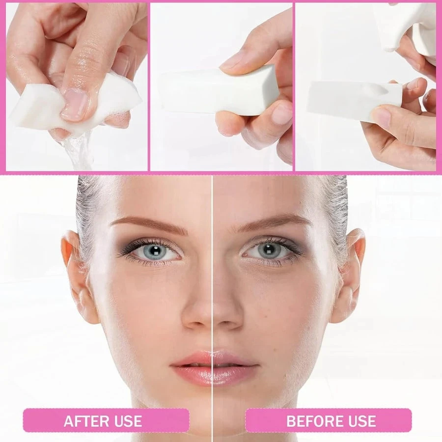 20/60/100Pcs Wedge-Shaped Makeup Sponge For Foundation, Soft Mini Blush Blending Sponge, Makeup Sponge For Foundation Mixing