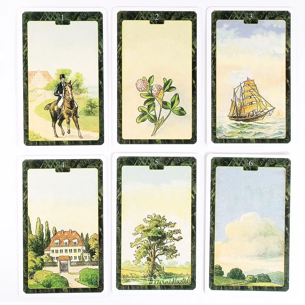 Lenormand Oracle Cards Lo Scarabeo Home Decoration Accessories