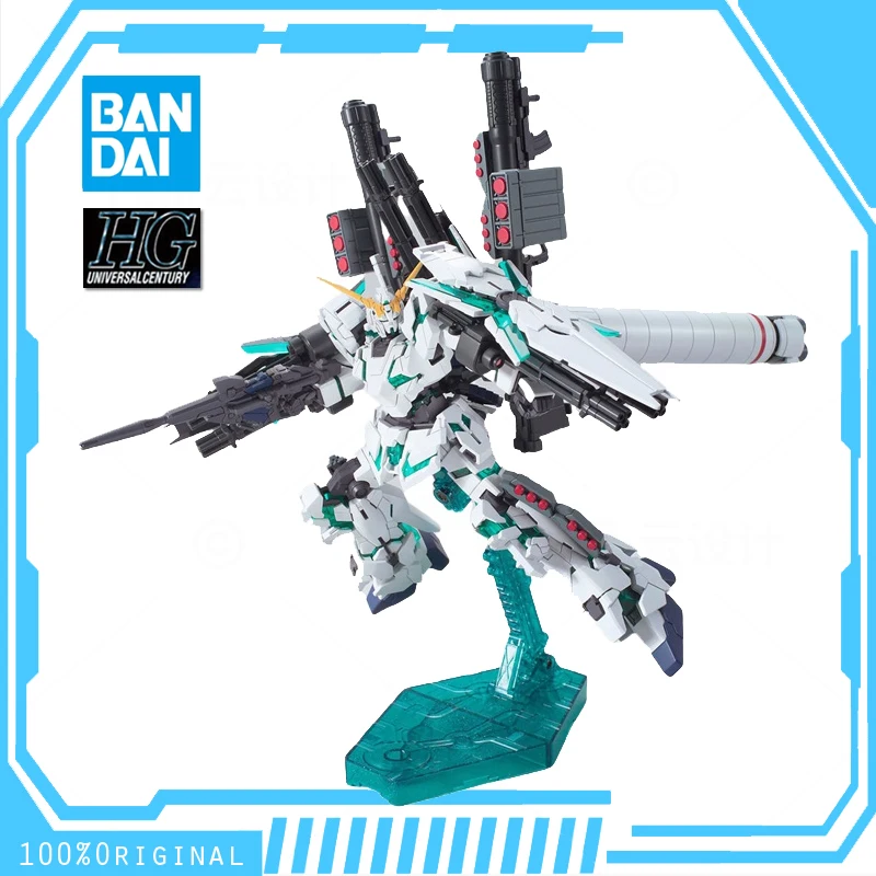 

In Stock BANDAI ANIME HG 1/144 HGUC RX-0 FULL ARMOR Unicorn GUNDAM DESTROY MODE Assembly Plastic Model Action Toys Figures Gift