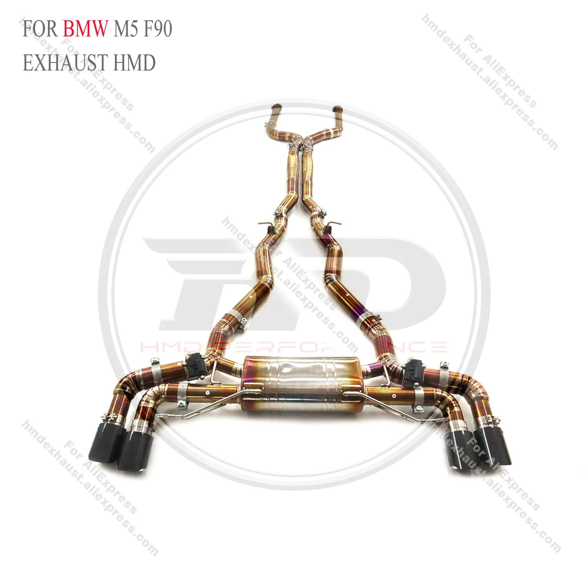 

Интеллектуальный Valvetronic Titanium Catback HMD для BMW M5 F90 — сертификация производительности, многорежимное управление и интеграция OEM+