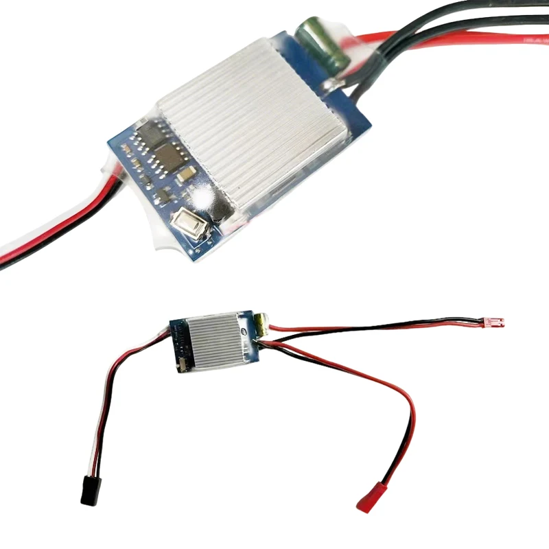 

2PCS 6-16.8V 30A Silent Mode Bidirectional Brushed ESC w 5V/1A BEC Output for Crawler Car 130/260/370/385/390/540 Brushed Motors