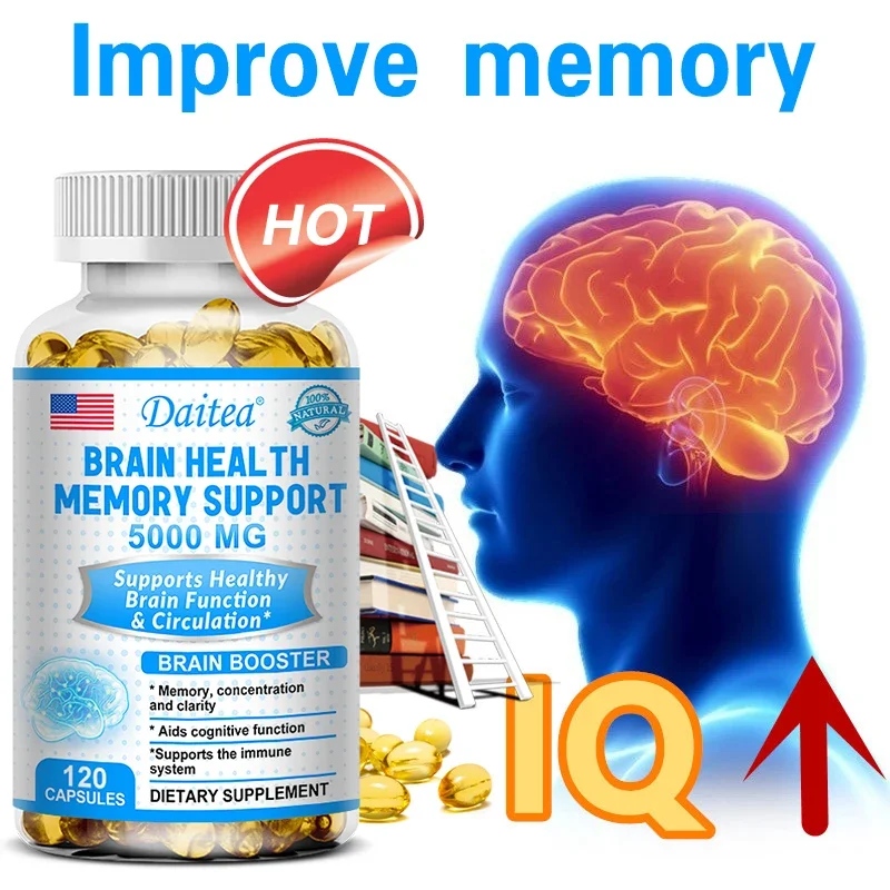 Brain Nootropics - Improves Memory and Focus, Benefits The Nervous System, Replenishes Energy and IQ Health