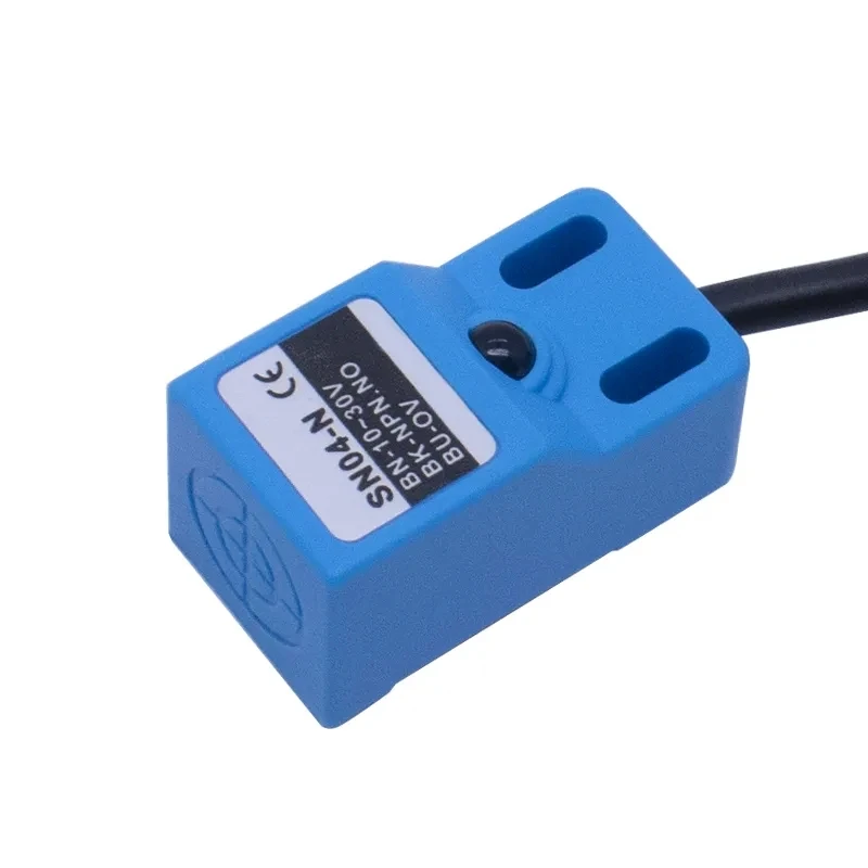 Square inductive proximity switch Metal sensing limit sensor SN04-N DC three wire NPN normally open 24V