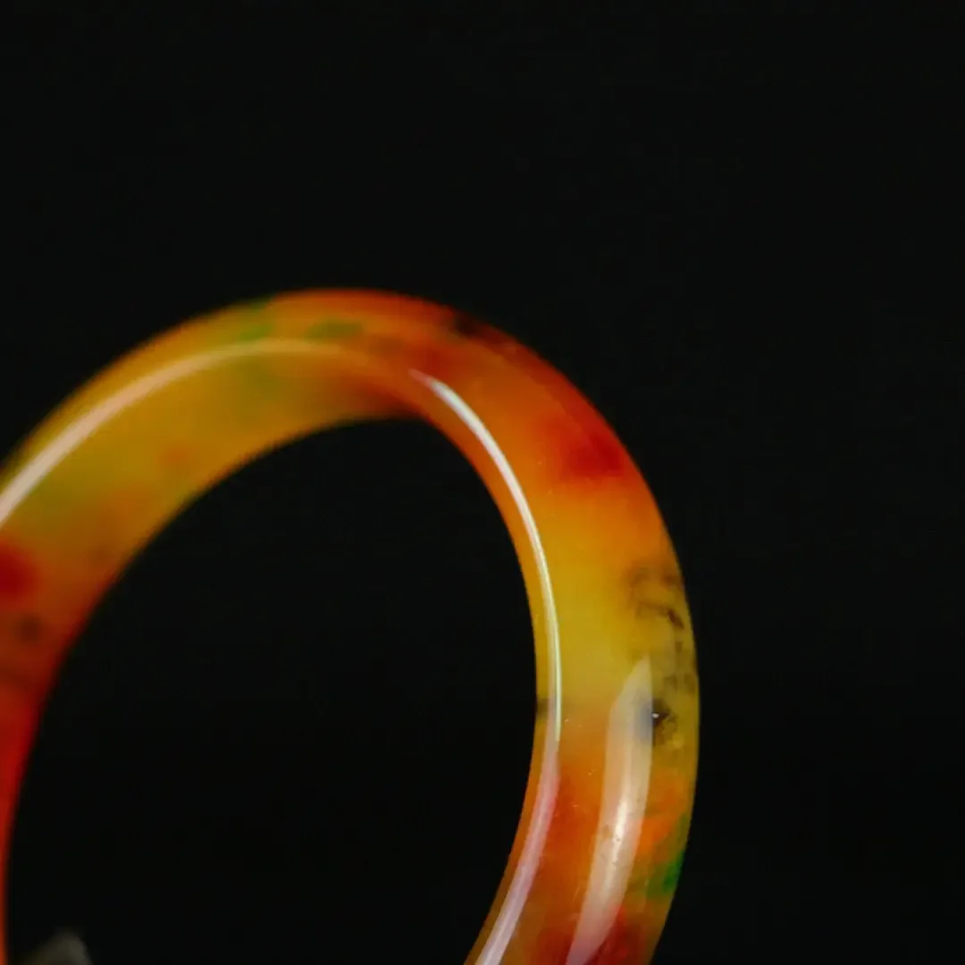 完璧なハイアイスジェダイトカラフルなセイコー彫刻ブレスレット女性の絶妙なジュエリーギフトコレクション