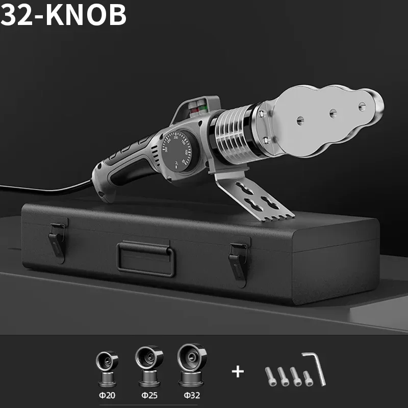 Smart Digital PPR Pipe Heat Fusion Machine; Soldering Iron for Plastic and PVC Pipes; Household Welding Equipment; Constant-Temp