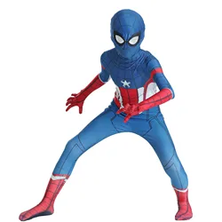 Kids Spider-Man Costume Far From Home Iron Spiderman Cosplay Zentai Spiderman Superhero Bodysuit Jumpsuits Halloween Costume