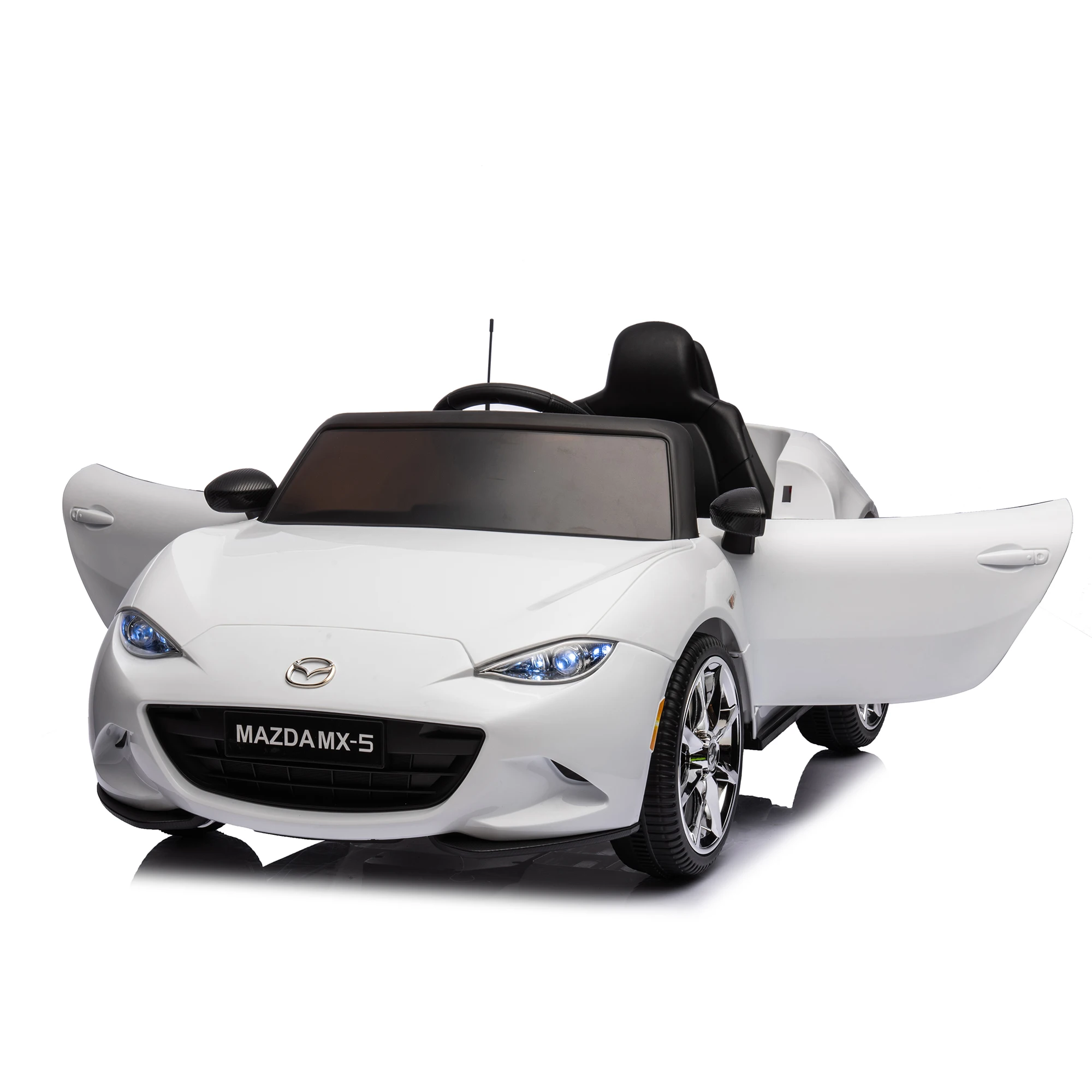 Gelicentieerde Mazda MX-5 Rf, 12V Kinderen Rijden Op Auto 2.4G W/Ouders Afstandsbediening, Elektrische Auto Voor Kinderen, Drie Snelheid Elektrische Auto