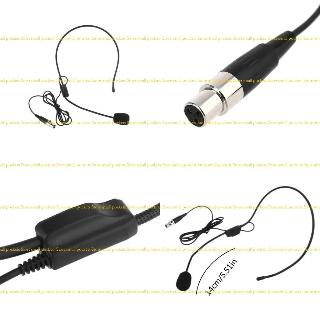 

R1WD XLR 3-контактный микрофон для головного убора, конденсаторный микрофон для громкоговорителя для тура