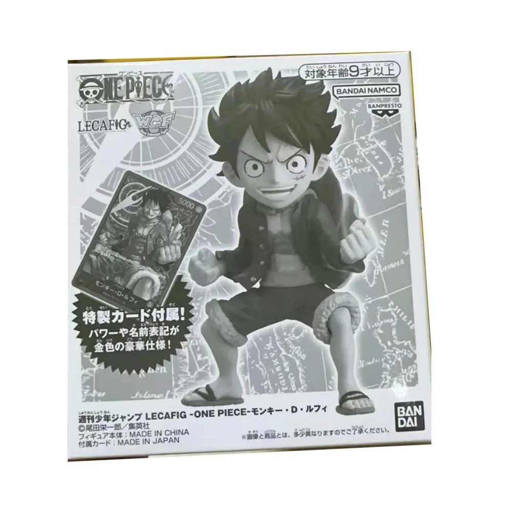 BANDAI Original One Piece WCF Anime Figuarts Weekly Shōnen Recruitment Battle Card SP Monkey D.Luffy Action Toy Figures Model