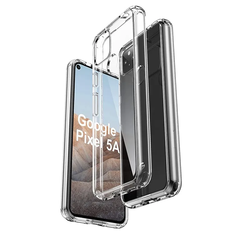 

Ultra Clear Anti-fingerprint Flexible TPU Phone Case Protector Cover for Google Pixel 4a 5G