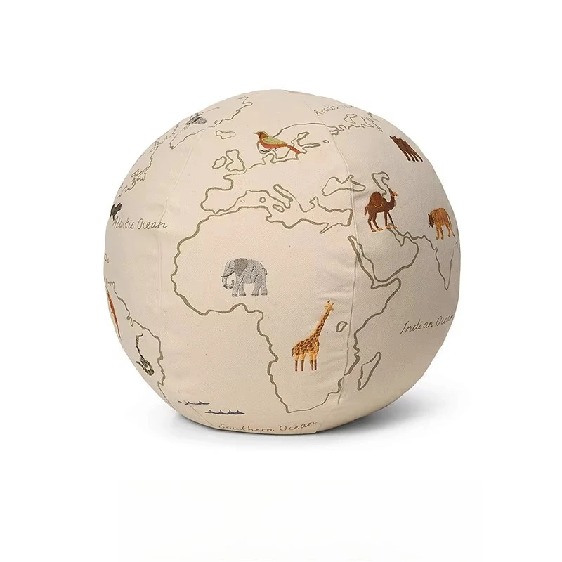 

Embroidery planet seat pier, lazy sofa stool, foot pedal, removable and washable low stool