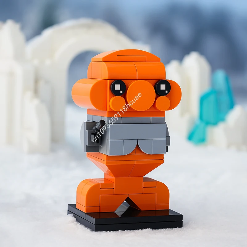 

93 шт. MOC James Pond 2 RoboCod Amiga Коллекция Brickheadz Строительные блоки Конструйные пластиковые развивающие рождественские игрушки в подарок