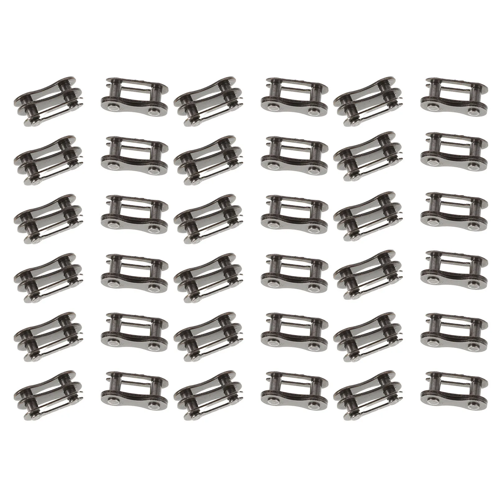 

40Pcs Bike Chain Link Joint Reusable Quick Installation Buckle Reliable Cycle Accessory Dark Brown Chain Link Bike