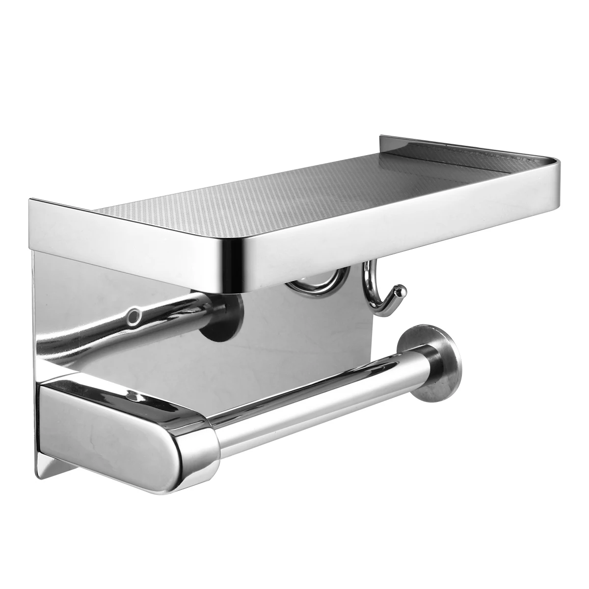 

Stainless Steel Tissue Wall Mounted Punch-Free Storage Rack Easy Install Napkin Organizer Toilet Paper Holder Roll Paper