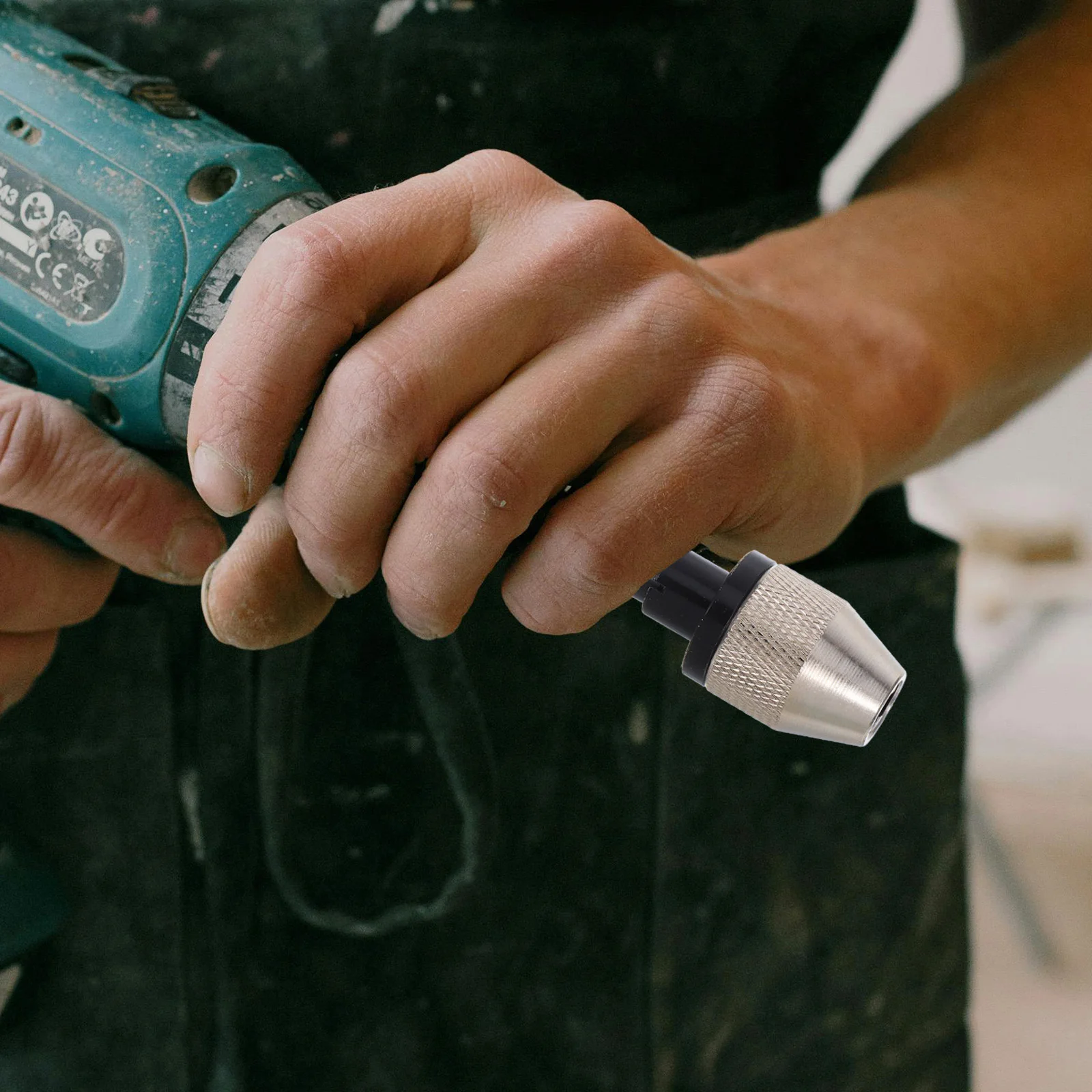 

Keyless 3-Jaw Drill Chuck 0.3-6.5Mm Hexagonal Shank Adapter Mini Metal Chuck For Diy Home Repair Tools Accessories