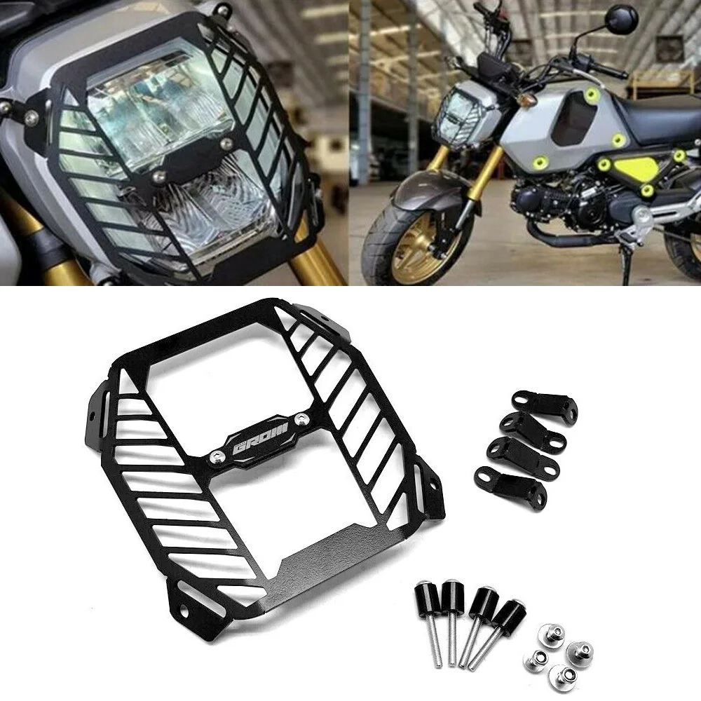 

Защитная крышка для передней фары, черная решетка, защитная крышка для HONDA MSX 125 GROM 125 2021-2022