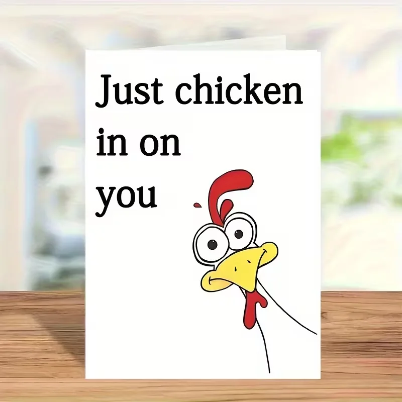 Funny Chicken Pun Greeting Card 