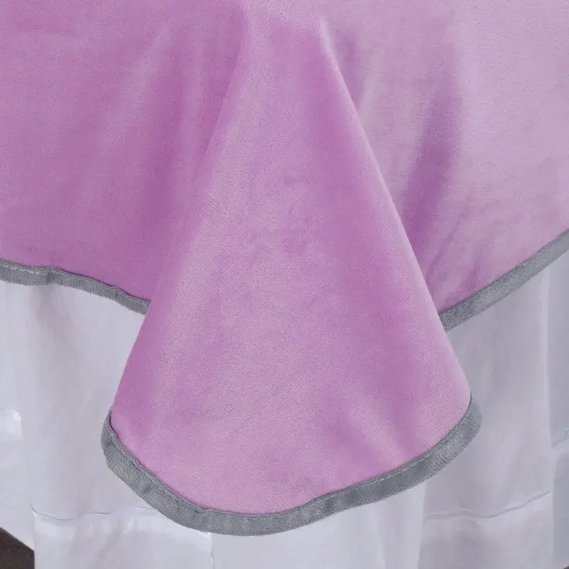 ملاءة مسطحة مخملية للتجميل بلون سادة ناعمة مع غطاء سرير بفتحة لسرير تدليك صالون التجميل