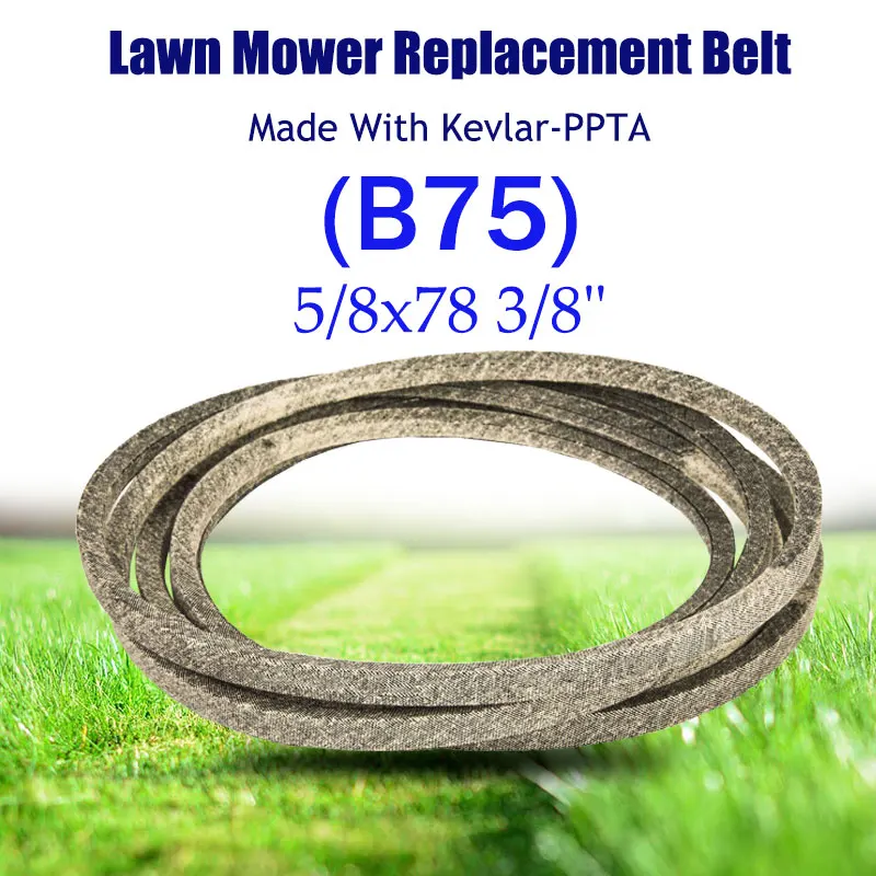 

Made with Kevlar B75 For T/oro Lawn Mower （5/8"x78 3/8"） V-BELT 108-2715 Accessories for Vehicles