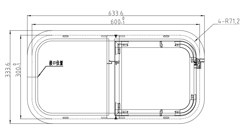 700*400mm/600*300mm RV Raam Caravan Zijruit Caravan Etalage Camper Raam insectenbescherming