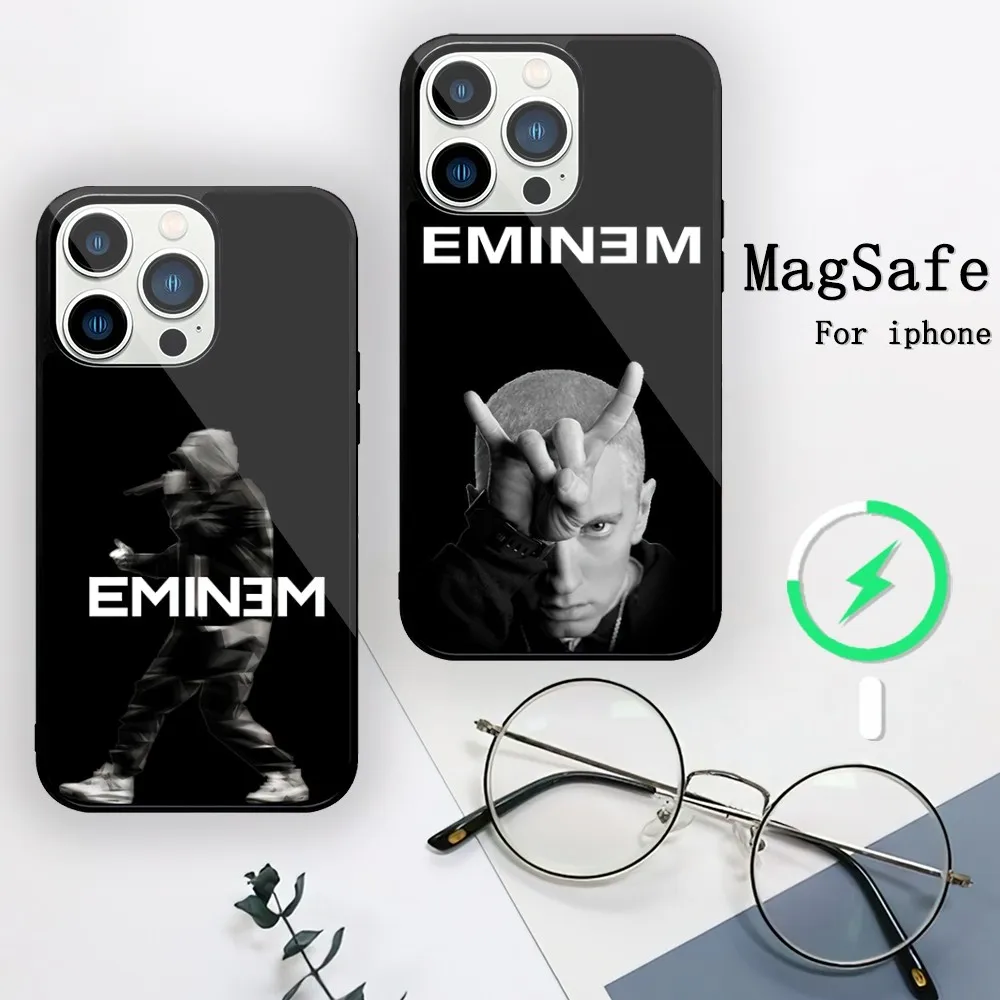 Singer Eminem The Death of Slim Shady Phone Case For iPhone 11 12 13 14 15 Mini Pro XS Max X S Plus XR Magnetic Attraction Shell