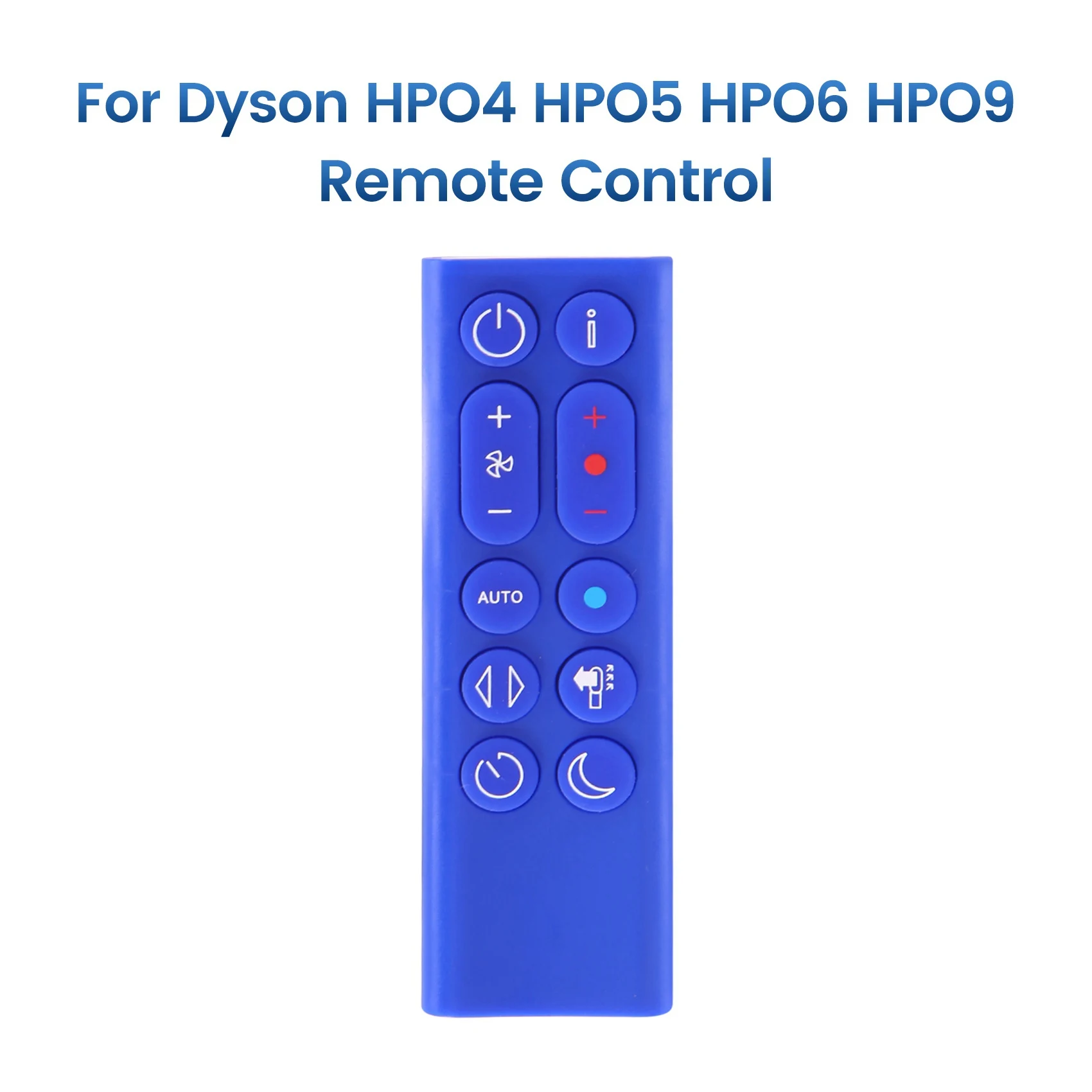 ร้อนเปลี่ยนรีโมทคอนโทรลสําหรับ Dyson HP04 HP05 HP06 HP09 เครื่องฟอกอากาศพัดลมพัดลมทําความร้อนและพัดลมระบายความร้อน (สีฟ้า)