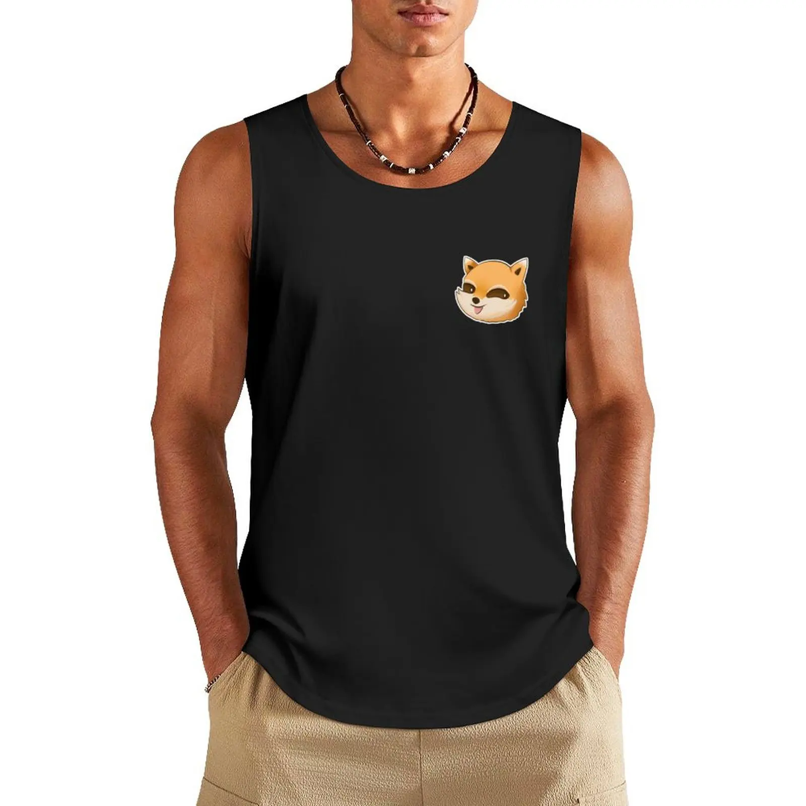 Project Zomboid Spiffo Raccoon Tank Top sleeveless t-shirts for men summer clothes men 2024 Muscle fit