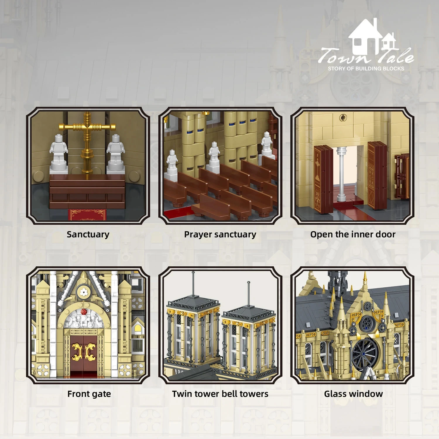 Bloques de construcción de Notre Dame de París para niños, modelo arquitectónico clásico del mundo, Kits de ladrillos MOC, juguetes de montaje difíciles, regalos para niños, 8225 piezas