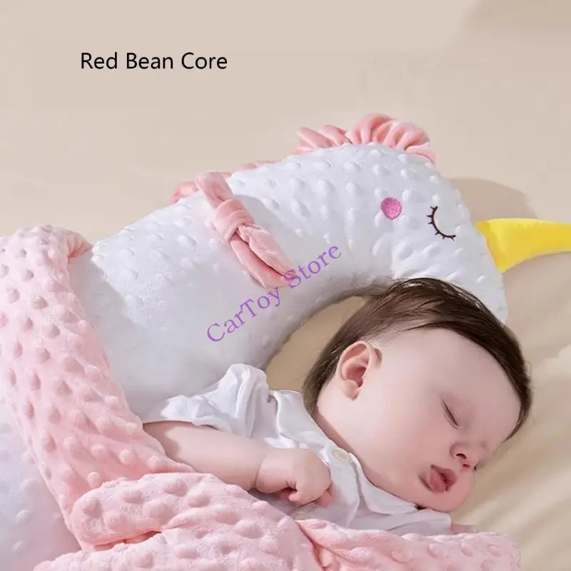 

634F Soft Plush Baby Pillow Newborns Comfort Pillow for Peaceful Sleep & Relaxation