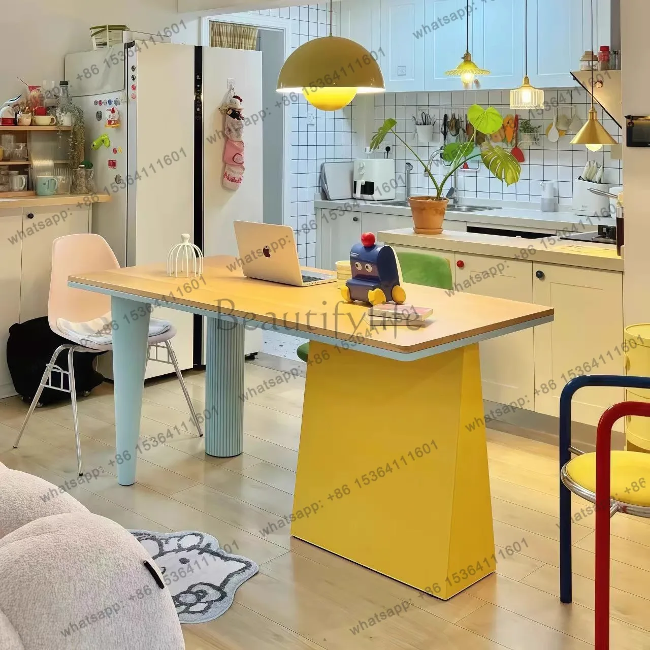 PG Nordic Dopamine Home Dining Table Restaurant Designer Negotiation Table