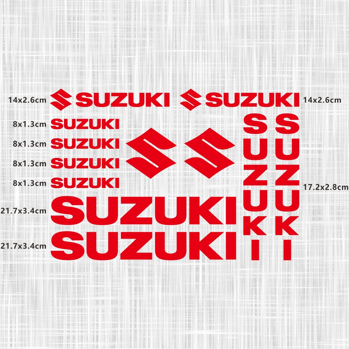 ملصق شعار سوزوكي للدراجات النارية