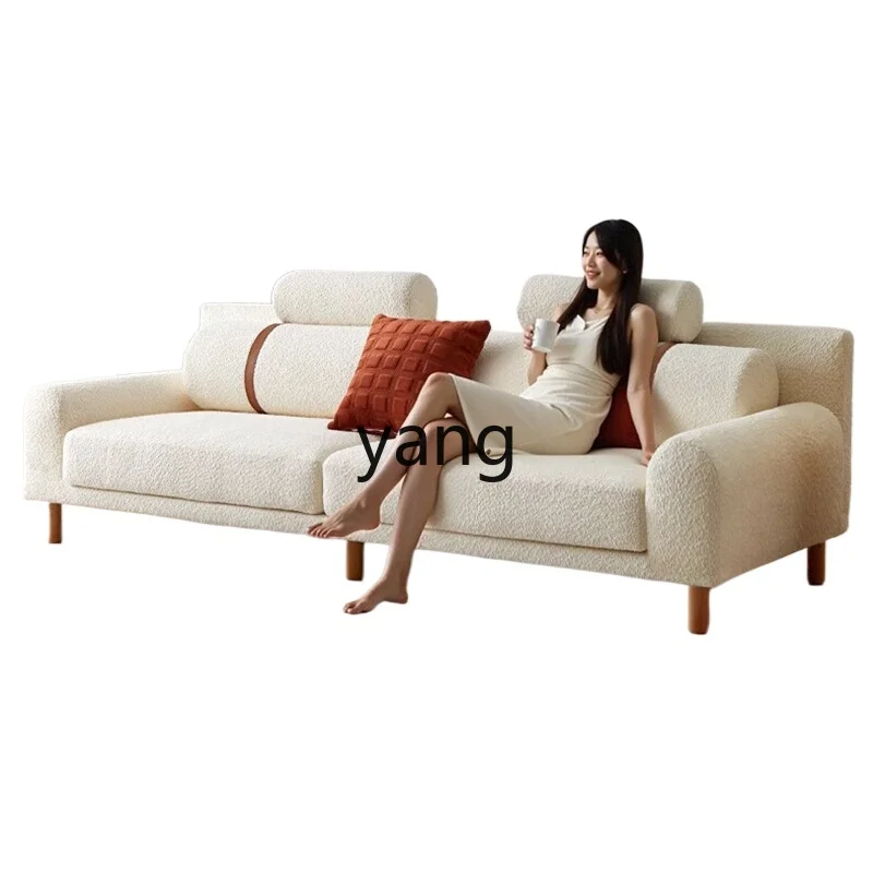 

LH Cream Blizzard Neil can be fully disassembled and washed, adjustable headrest fabric sofa straight row