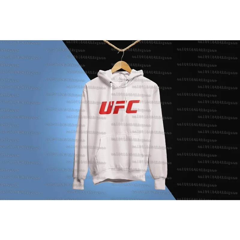 

UFC 3D Hoodie Autumn/Winter Long Sleeve Sweatshirt Men And Women Boxing Fighting Training Oversized Breathable Quick Drying Top