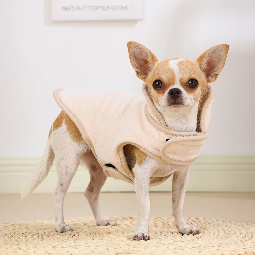 Wendejacke für große Hunde, warmer Fleece-Wintermantel, verstellbar, Stehkragen, Haustierweste, Hunde- und Katzenkleidung für Labrador Golden Retriever – Detail 17