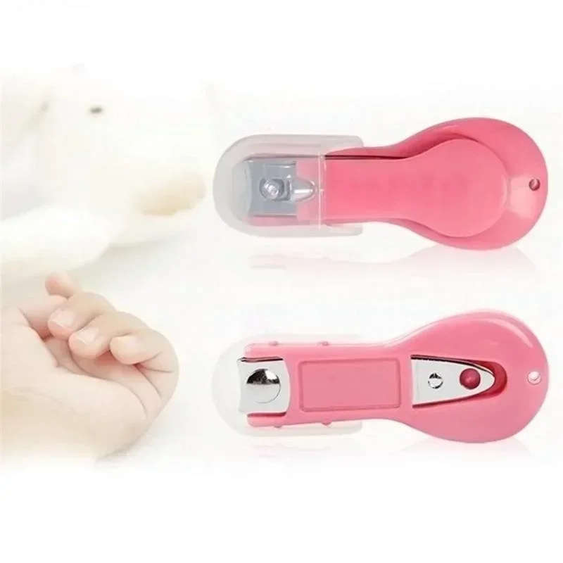 Children's Dedicated Anti Pinch Lever Nail Clippers Baby Nail Clippers Candy Color New Safety Professional Baby Nail Clippers