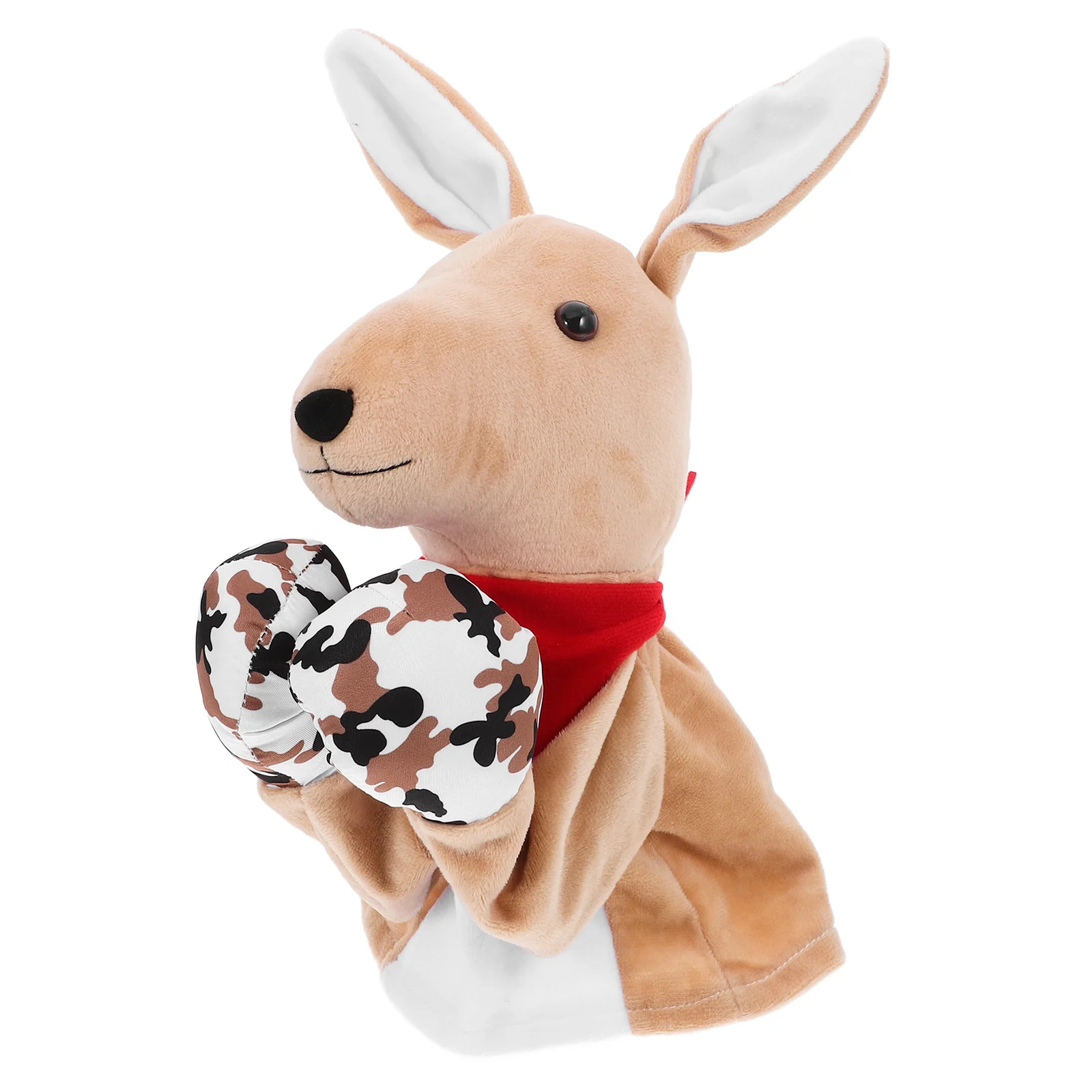 Marionnettes à main kangourou son, 1 pièce, doigt d'animal doux pour enfants, conte interactif, théâtre, jeu de rôle, cadeau de fête
