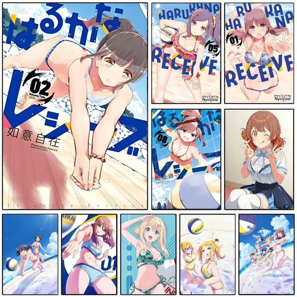 Beach Anime H-Harukana Receive Poster Modern Home Decoration Interior Design & Contemporary Wall Art Collection