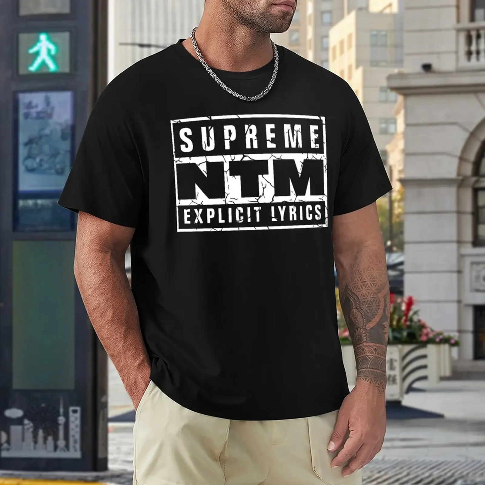 NTM T-Shirt T-shirt short Aesthetic clothing plus size tops t shirts for men