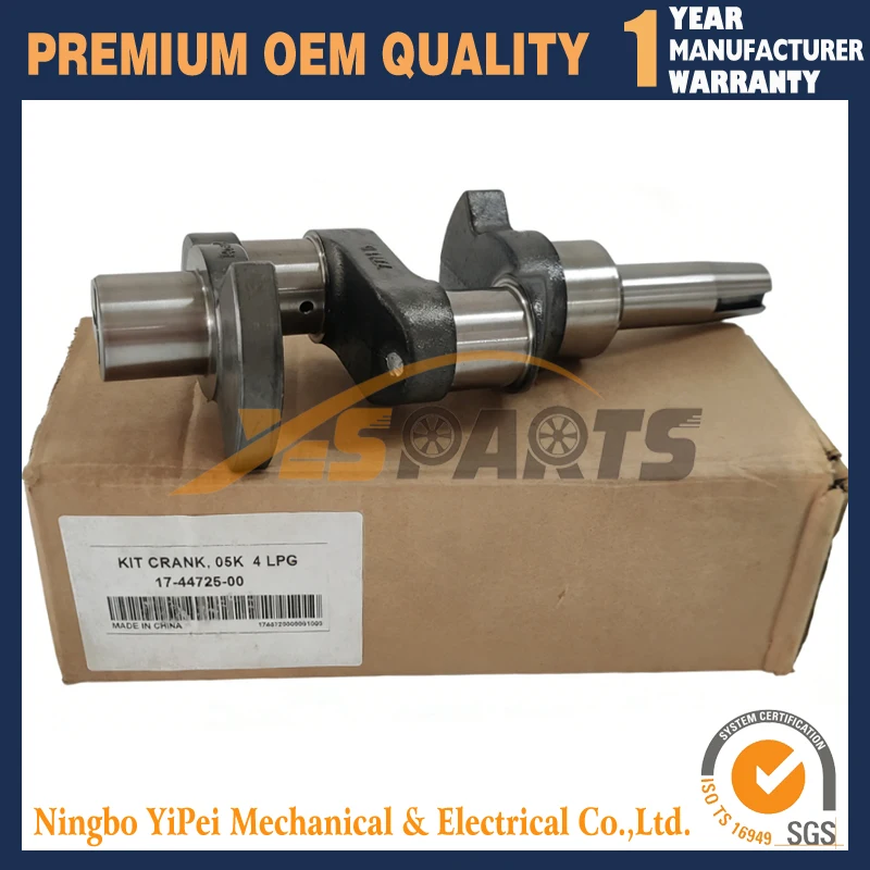 Crankshaft 17-44725-00 for Carrier Transicold Refrigeration Unit Supra 822 850 850MT Maxima 1000 1200 1200 MT 1300 1