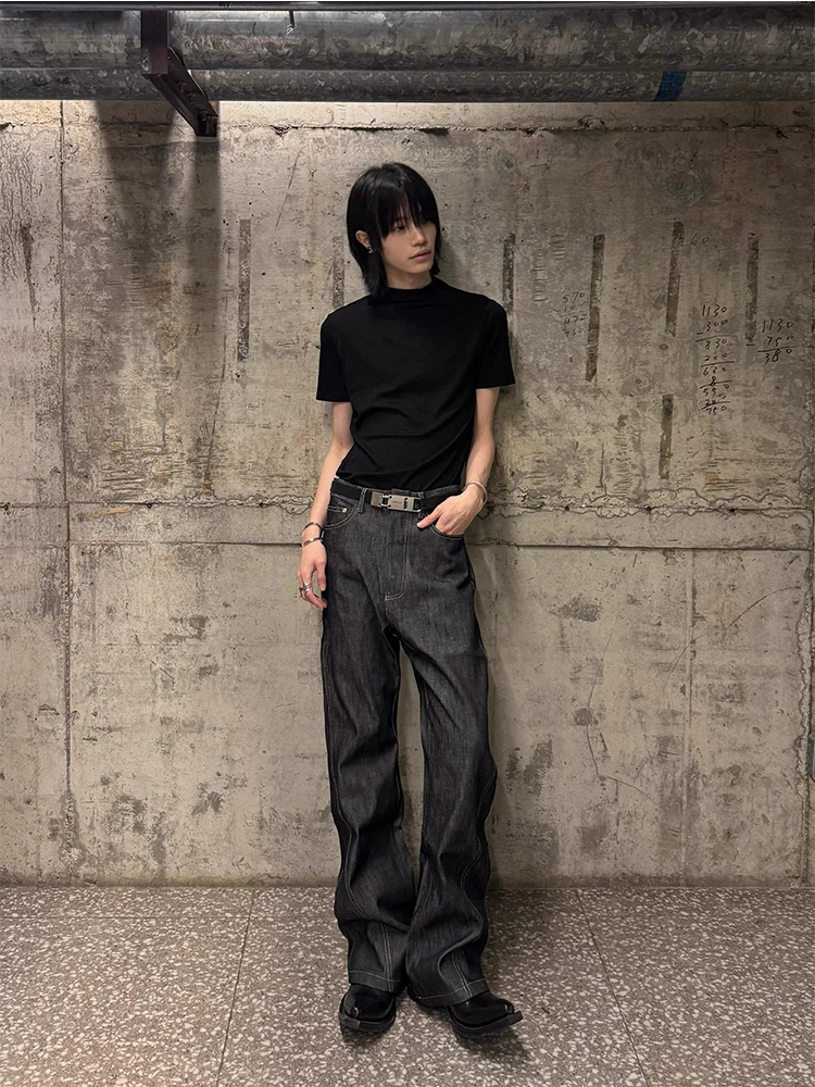 

Мужские джинсы Bla Bell Bot, прямые, повседневные, модные, свободного кроя, универсальные, удобные для повседневной носки, длинные...