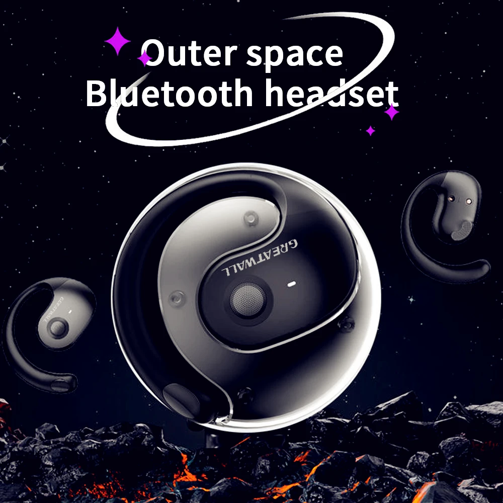 سماعات بلوتوث ، سماعات لاسلكية رياضية ، تقليل الضوضاء ، مكالمات عالية الدقة مع ميكروفون ، خطاف أذن ، سماعات أذن ، بلوتوث