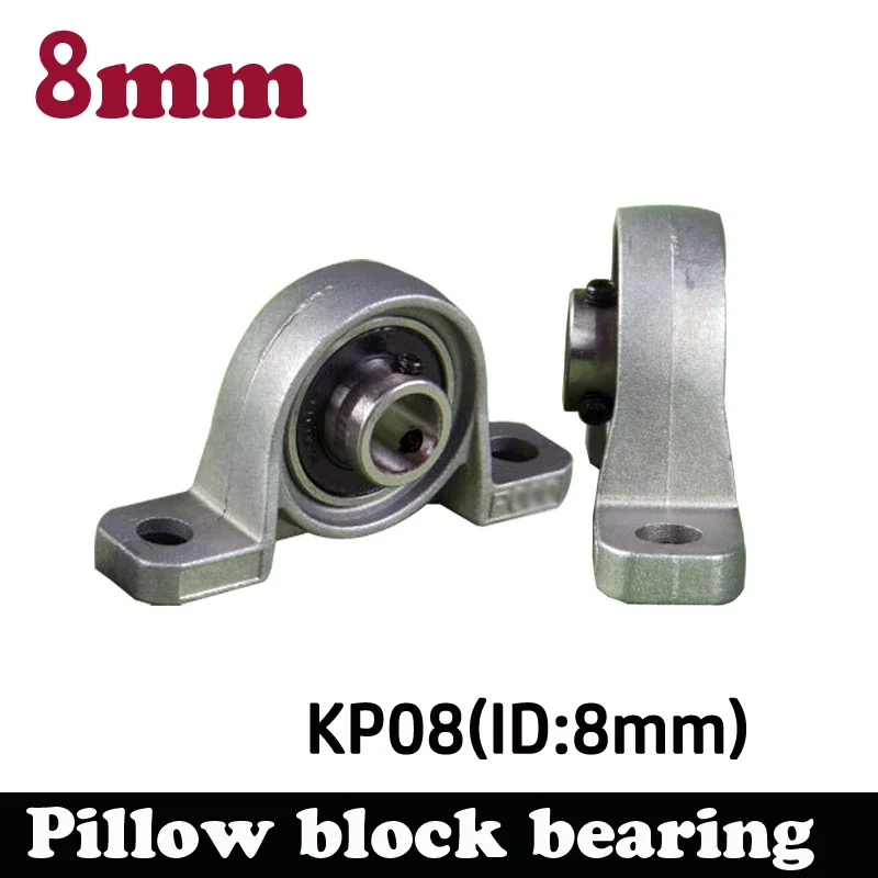 

8pcs 8mm Kirksite Insert with Housing KP08 Pillow Block Bearing