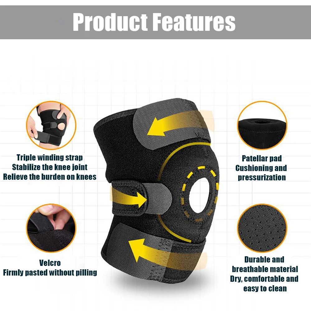 2pcs Adult Knee Pads Basketball Training Security Protection Professional  Anti-collision Sport Kneepad Gym Protective Clothing