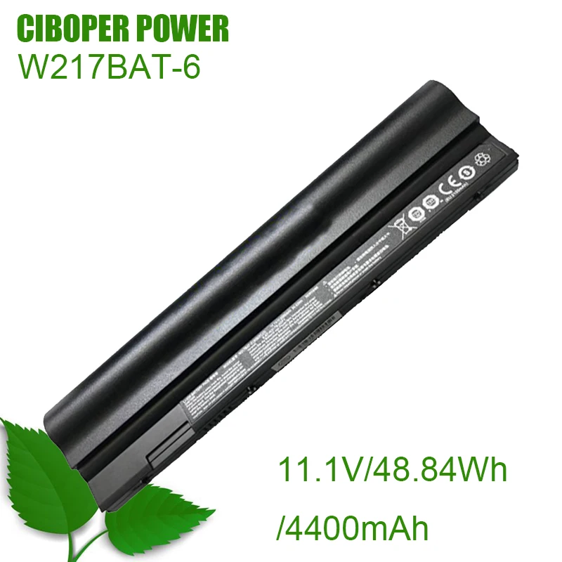 

Аккумуляторная батарея для ноутбука CP W217BAT-6 11,1 V 4400/2200mAh для Clevo W217 6-87-W217S-4DF1 Positivo Mobo 5500 Axioo Pico CJM D823