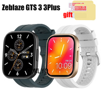 3in1 for Zeblaze GTS 3 Plus Strap Band Belt Smart watch Silicone Bracelet Screen Protector Film