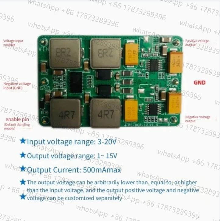 lt8582-et-lt3045andlt3094-module-d'alimentation-a-double-puissance-12-v-positif-et-negatif-a-tres-faible-bruit