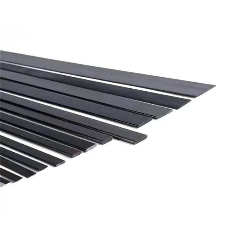 

500mm length Pultruded Carbon Fiber Strip,CRP Strip , carbon fiber batten, carbon fiber bars