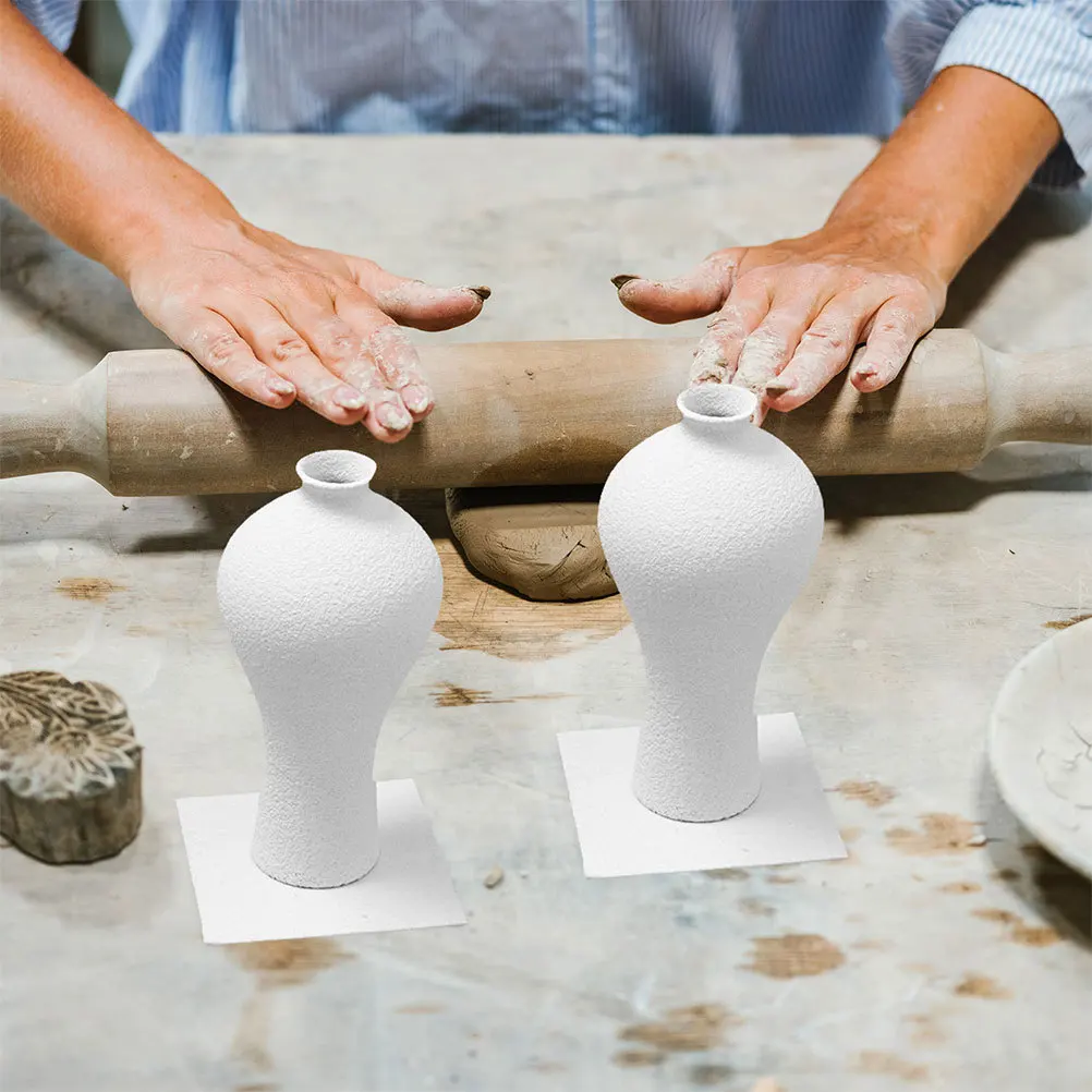 

10pcs For Pottery Tools White Kiln Ceramic Craft Pads Replaceable Non-Stick Mat High Temp Insulation Kiln Supply Jewelry Making