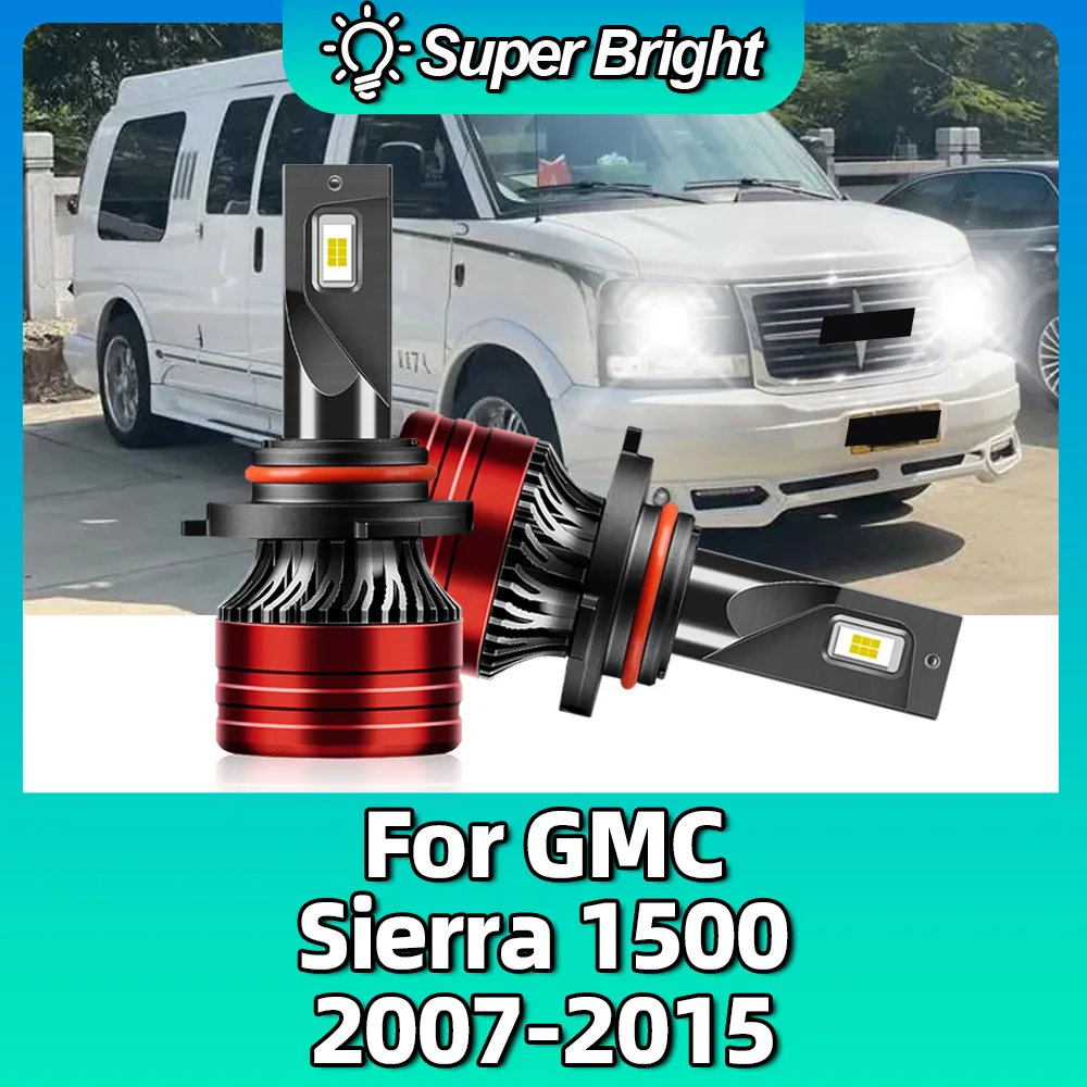 

120W Led Lamps Turbo Lights 20000LM 12V Headlight 6500K Bulbs For GMC Sierra 1500 2007 2008 2009 2010 2011 2012 2013 2014 2015